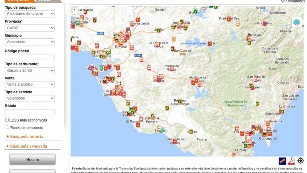 precio gasolinera 6 agosto Andaluc&iacute;a