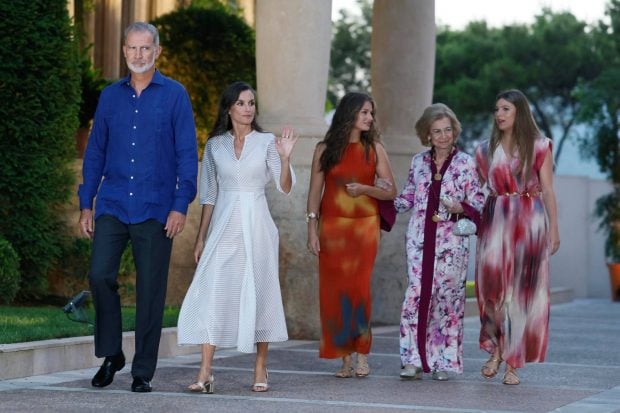 La Familia Real en Marivent.