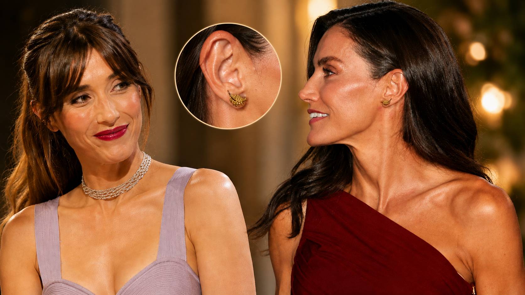 Bárbara Goenaga y la Reina Letizia. (Foto: Europa Press)