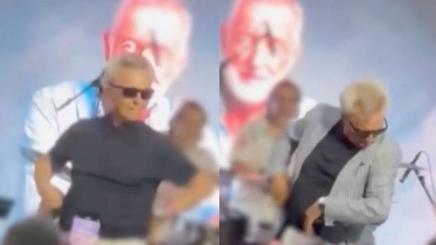 Ortega Cano saca sus pasos prohibidos en un concierto de Soto. (Fotos: Telecinco)