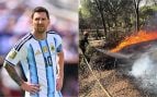 Messi incendio Madrid
