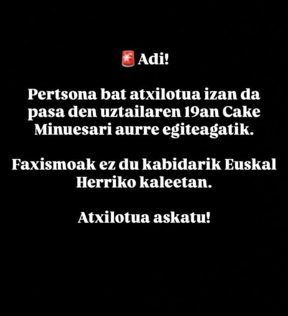 Amenaza a Cake Minuesa en redes