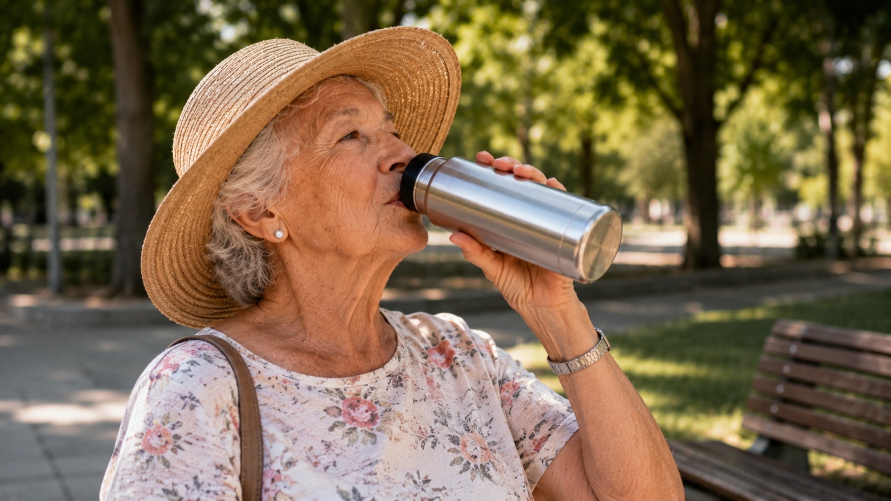 Una botella de agua siempre es recomendable, pero hay otra opción de refresco saludable para los mayores de 65 años en verano