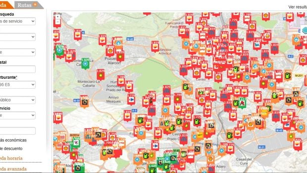 precio gasolina 9 agosto Andaluc&iacute;a