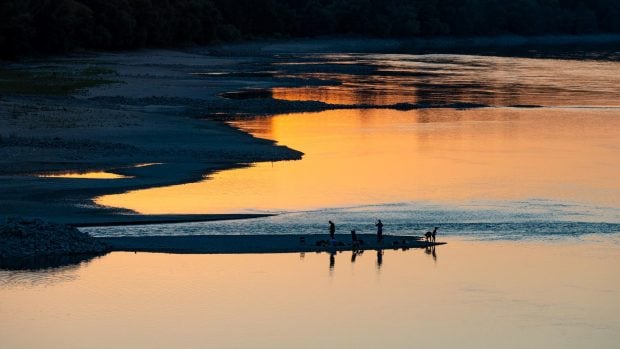 Río Danubio en Hungría