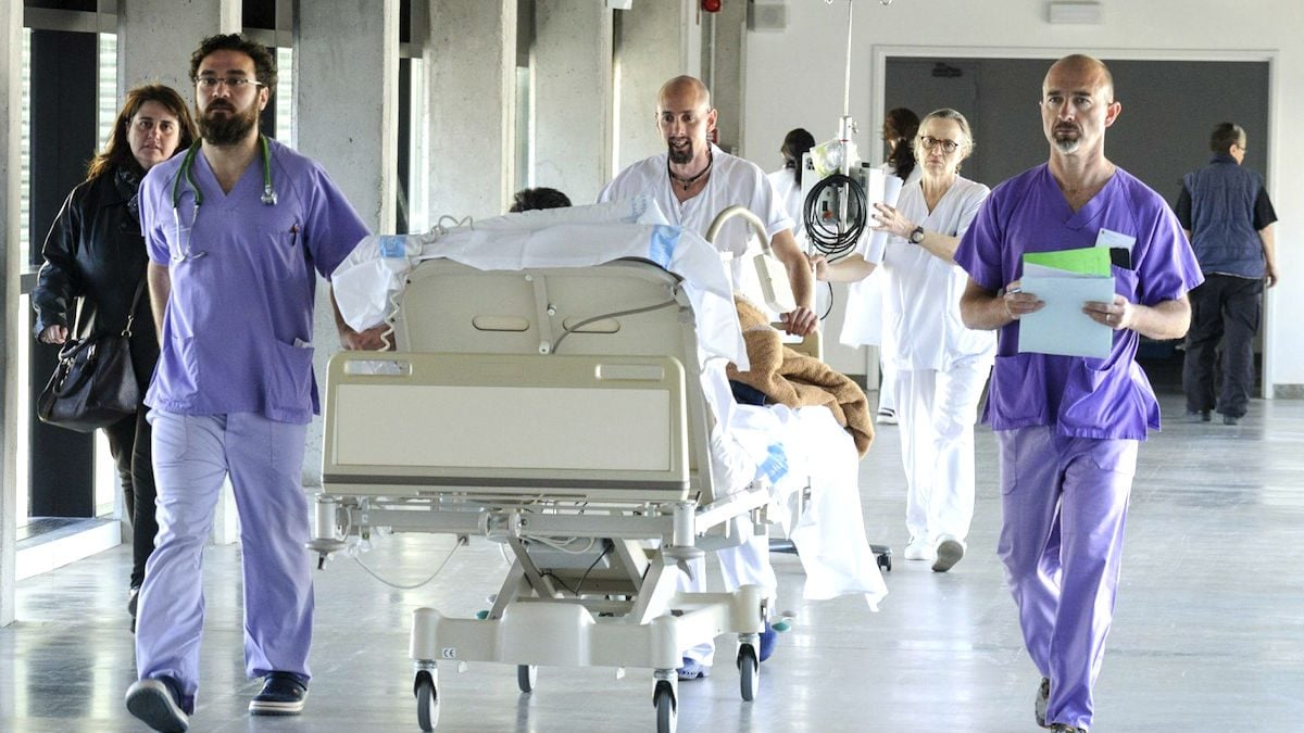 Servicio de urgencias de un hospital.