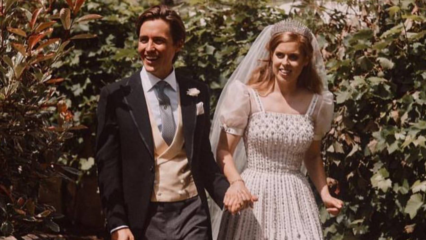 Eugenia y Jack Brooksbank el día de su boda. (Foto: RRSS)