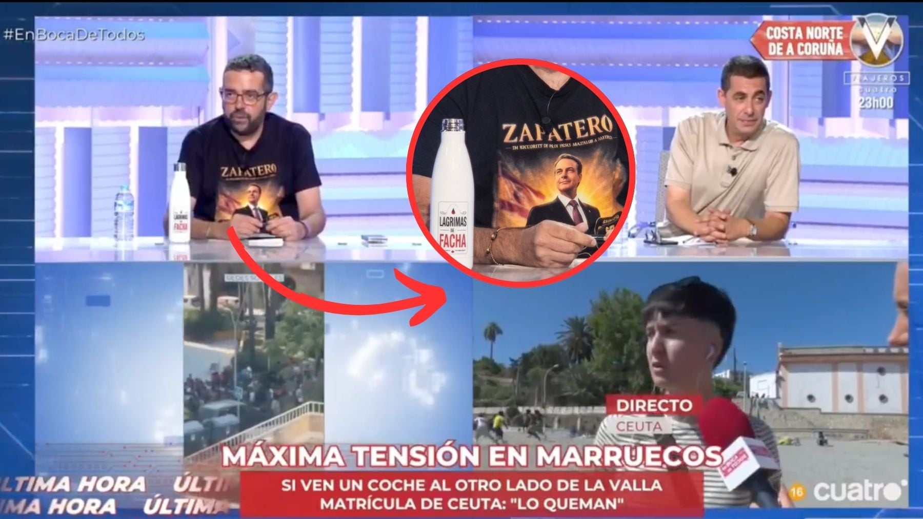 Paco Álvarez en ‘En boca de todos’. (Cuatro)