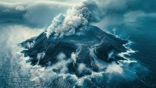 Erupción volcánica. (Foto: Freepik)