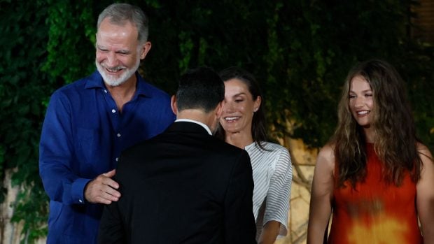 Jaime Anglada en la recepción estival en Marivent. (Foto: Europa Press)