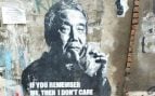 Mural de Haruki Murakami en Tiflis. Fotografía: White Demon, CC BY-SA 4.0 - Wikimedia Commons