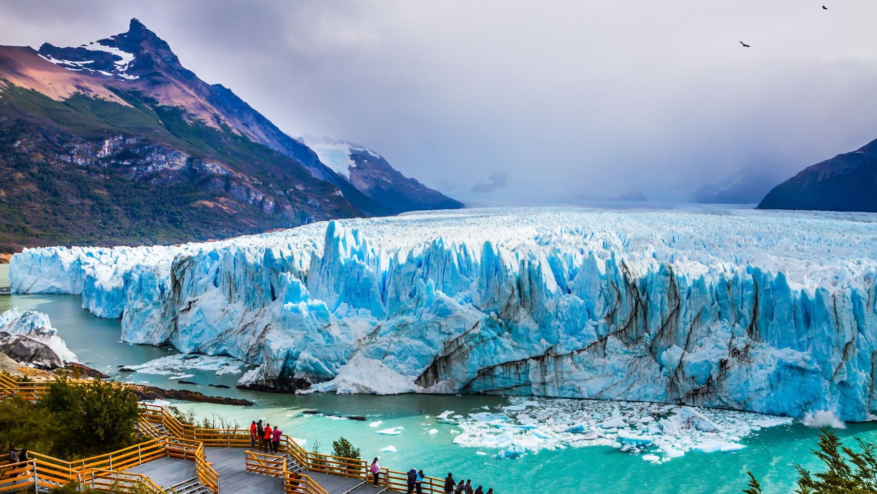 Glaciar Perito Moreno, uno de los más espectaculares del mundo.