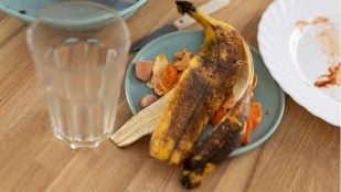 cáscara de plátano