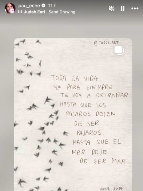 La reflexión que ha compartido Paula Echevarría en su perfil. (Foto: Redes Sociales)