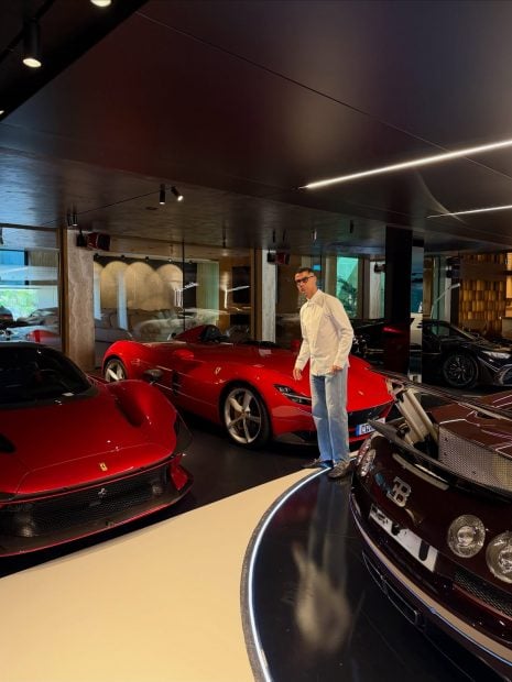 Cristiano Ronaldo, motor, coches