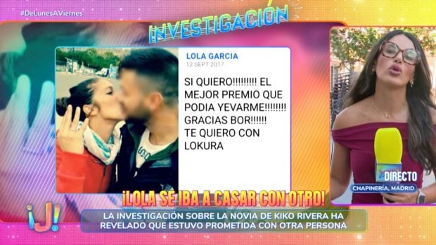Lola García en 'De lunes a Viernes'. (Foto: Telecinco)