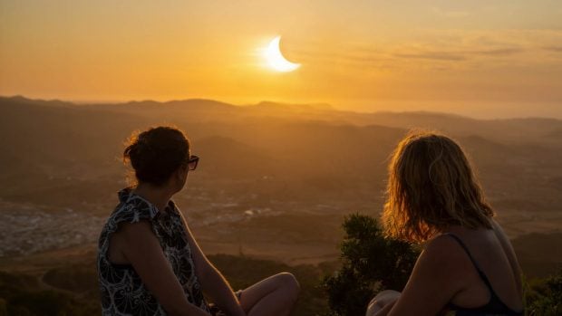 eclipse paisaje