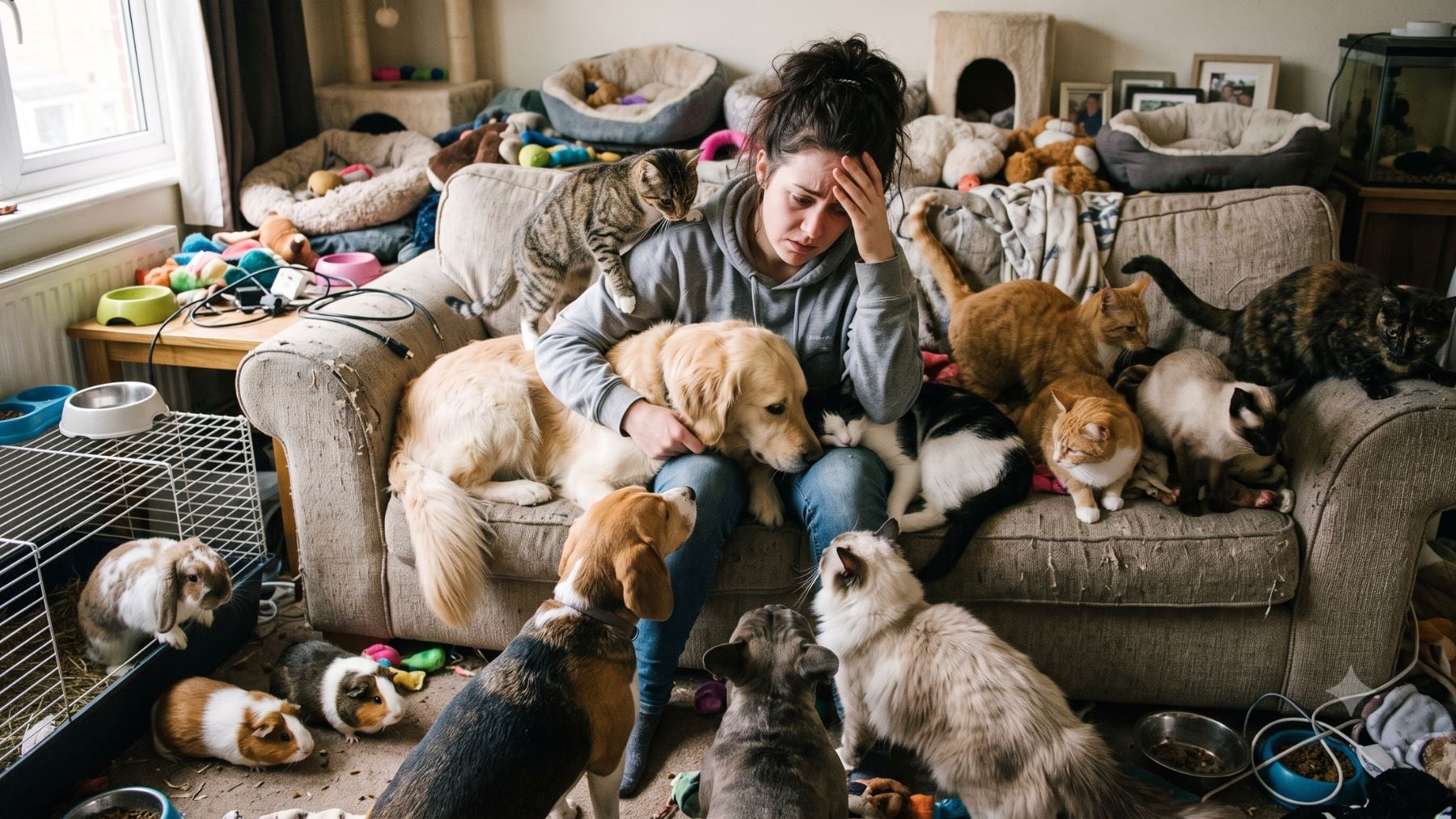 Atención si tienes más de dos mascotas: la psicología afirma que estas personas sufren de más estrés emocional