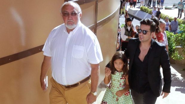 David Bustamante y su exsuegro. (Fotos: Europa Press)
