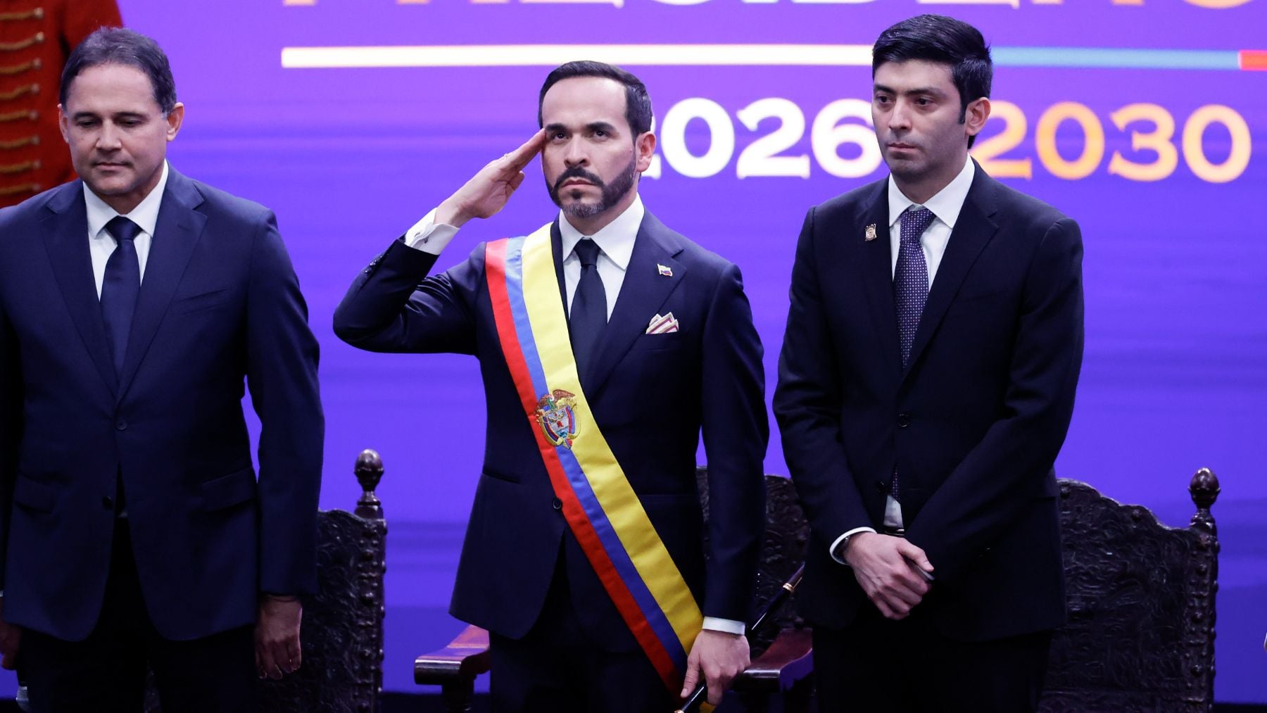Colombia deja atrás la era Petro: De la Espriella toma posesión como presidente con la seguridad como prioridad