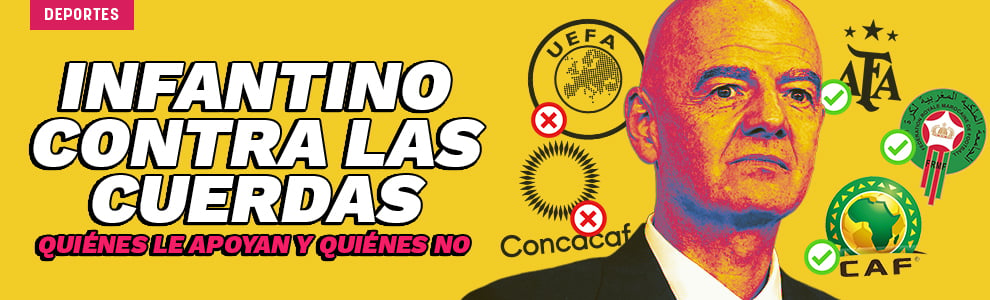 Infantino contra las cuerdas en la FIFA: quiénes le apoyan y quiénes no