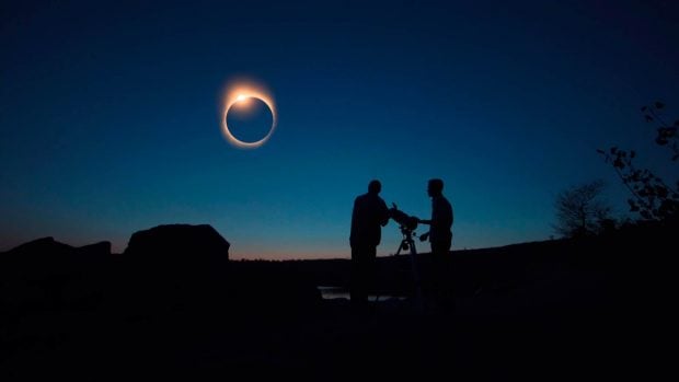 observación eclipse