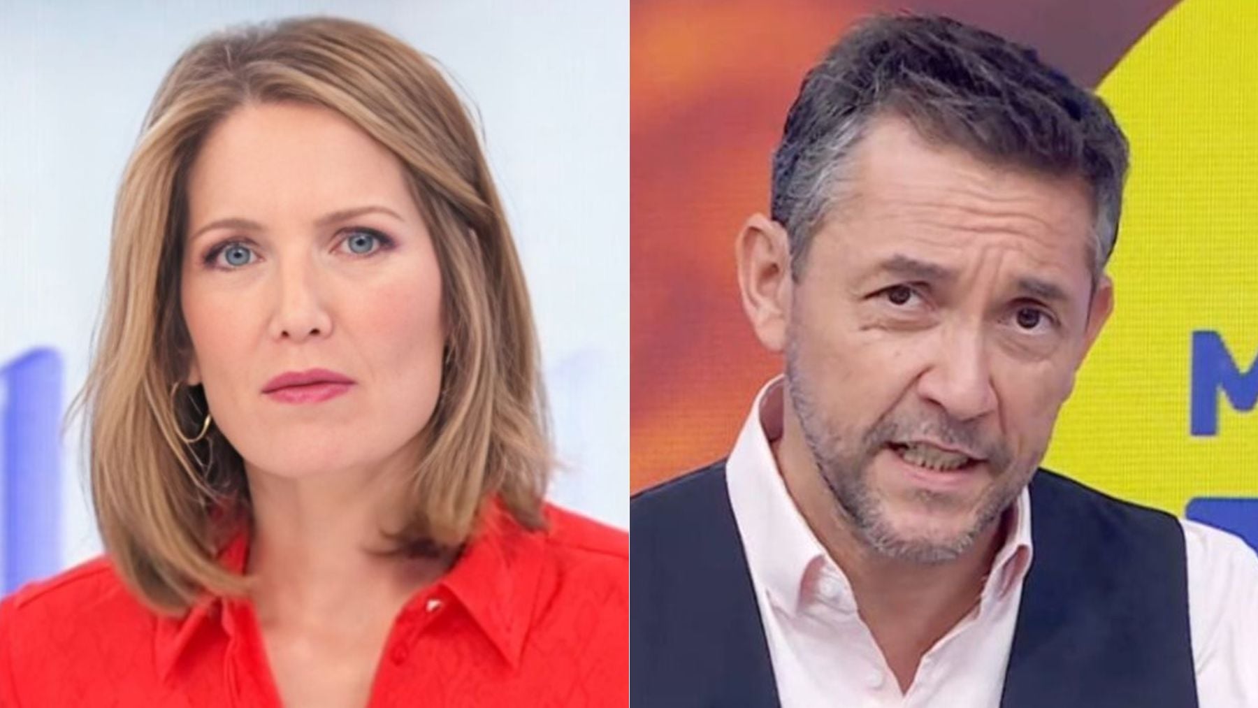 Silvia Intxaurrondo y Javier Ruiz. (TVE)