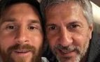 Leo Messi y Jorge Messi en Instagram