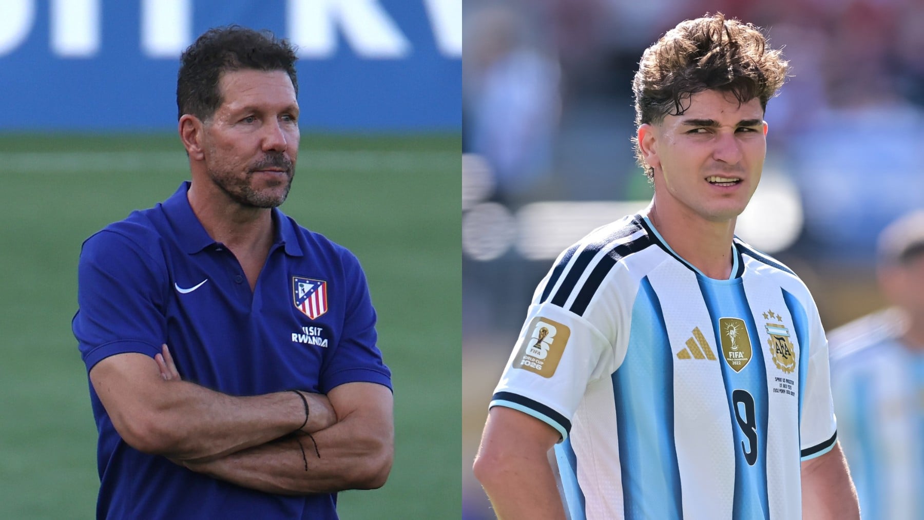 Simeone habla por primera vez del culebrón Julián Álvarez: Está todo claro, le ayudaremos para que crezca
