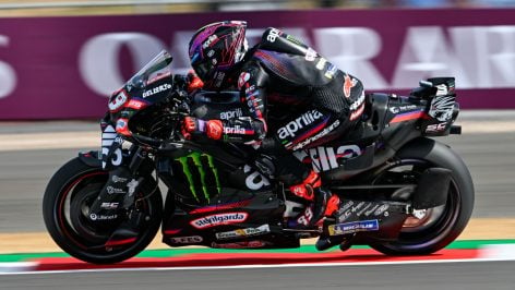 Jorge Martín durante el GP de Gran Bretaña de MotoGP. (Getty)