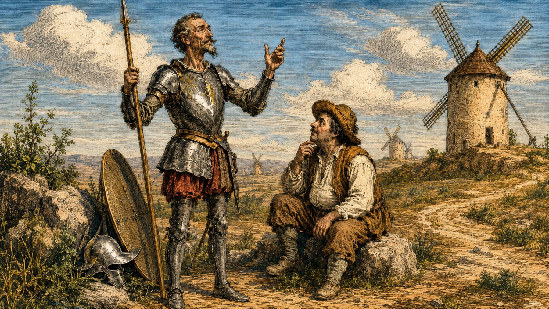 La lección de Don Quijote a Sancho Panza sobre la corrupción en el siglo XVII: Si acaso doblares la vara de la justicia, no sea con el peso de la dádiva, sino con el de la misericordia