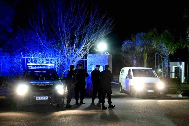 Dispositivo policial en el Argentina, MEssi
