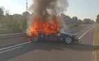 incendio coche arde accidente autopista Llucmajor Mallorca