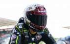 Casco de Raúl Fernández en homenaje al Mundial de España