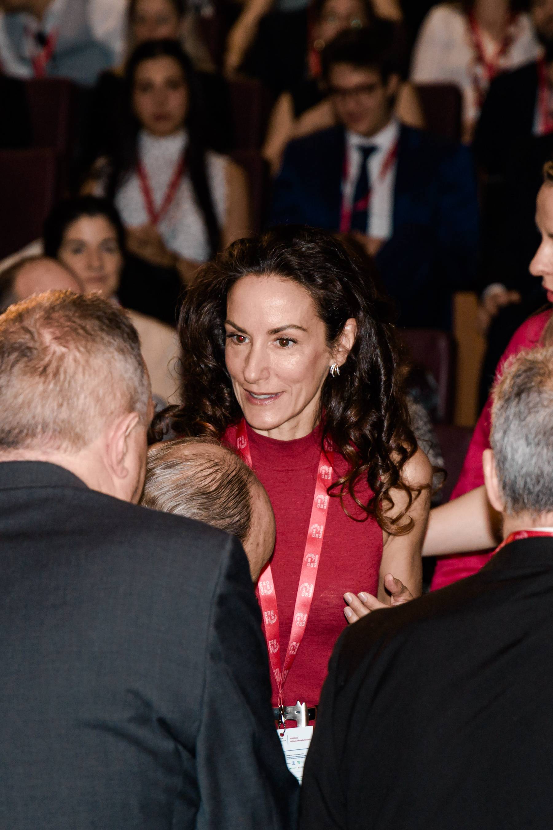 Telma Ortiz en un evento en Madrid. (Foto: Europa Press)