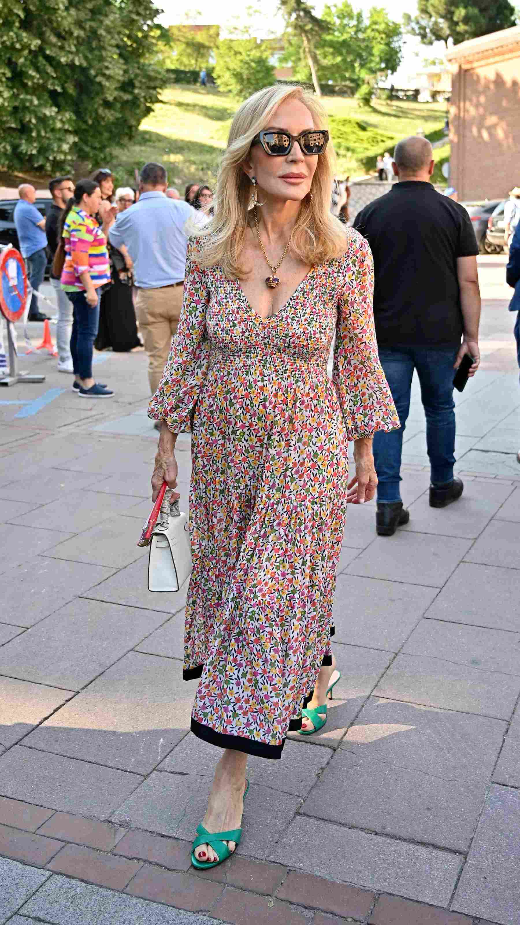 Carmen Lomana en Las Ventas. (Foto: Europa Press)