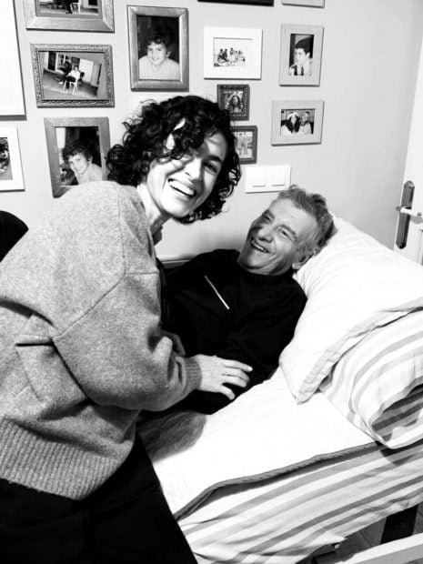 Blanca Romero y su padre. (Foto: Redes Sociales)
