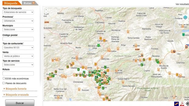 precio gasolina 13 agosto Andaluc&iacute;a