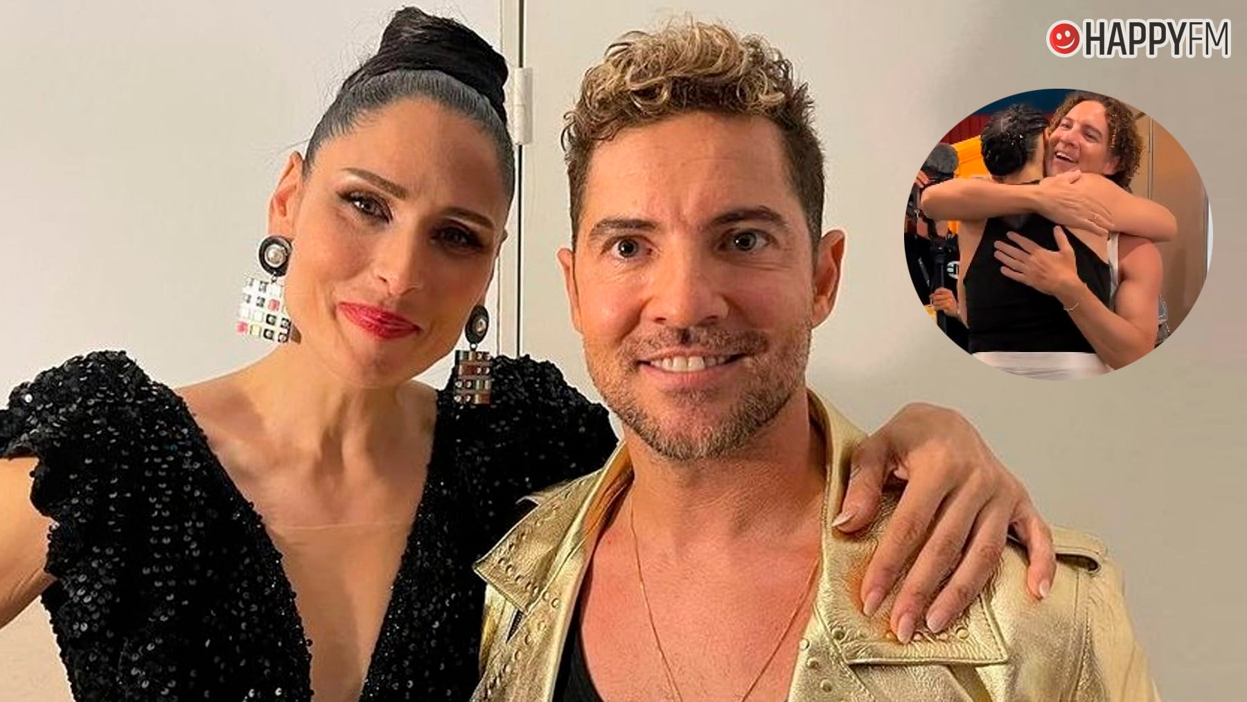 El emotivo reencuentro entre Rosa López y David Bisbal: Qué bonito verte siempre