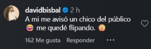 David Bisbal contesta a un vídeo sobre la final de OT USA (Instagram).