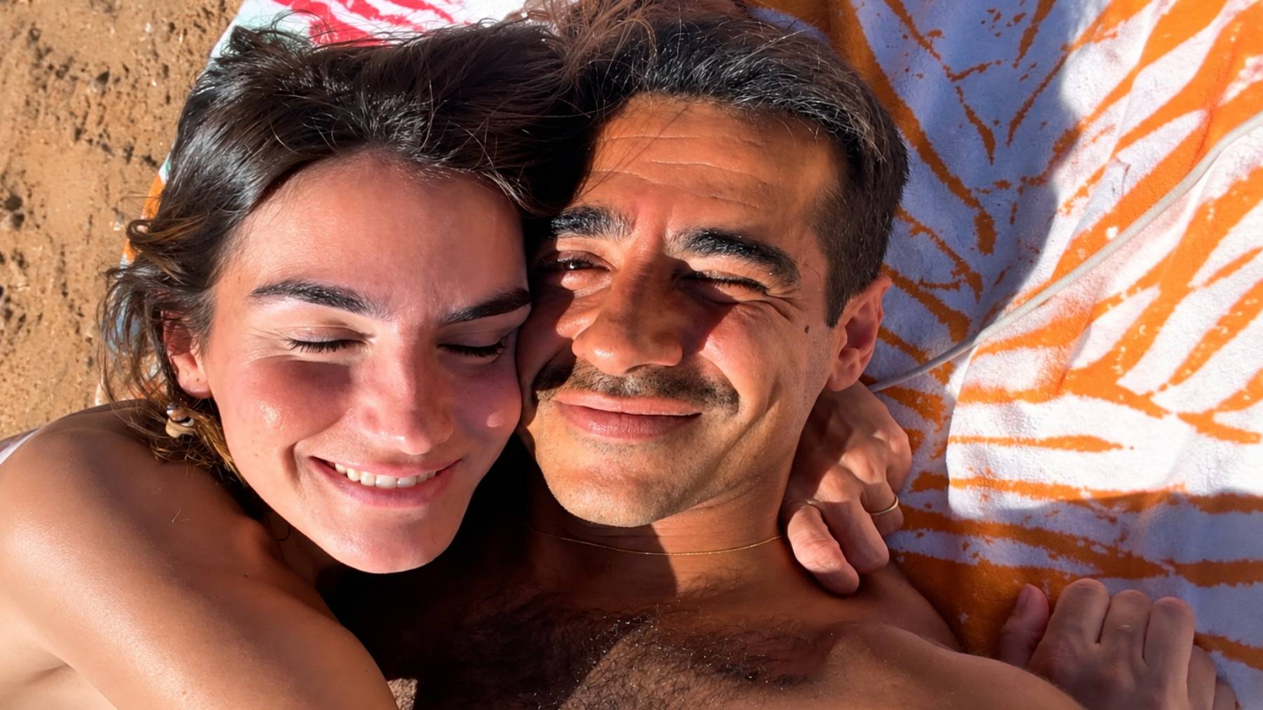 Alberto Herrera y Blanca Llandres durante sus vacaciones. (Foto: @blancallandresp)