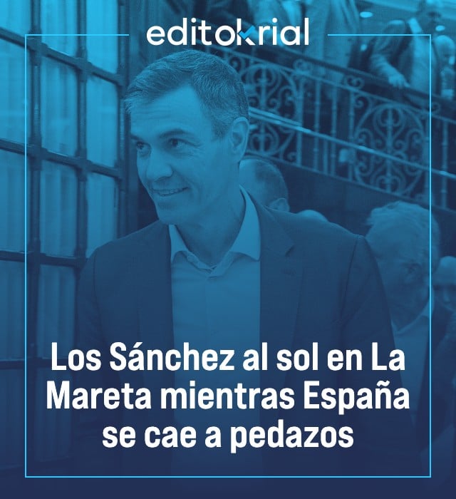 Los Sánchez al sol en La Mareta mientras España se cae a pedazos