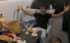 Lamine Yamal en un avión privado. (Foto: @lamineyamal)