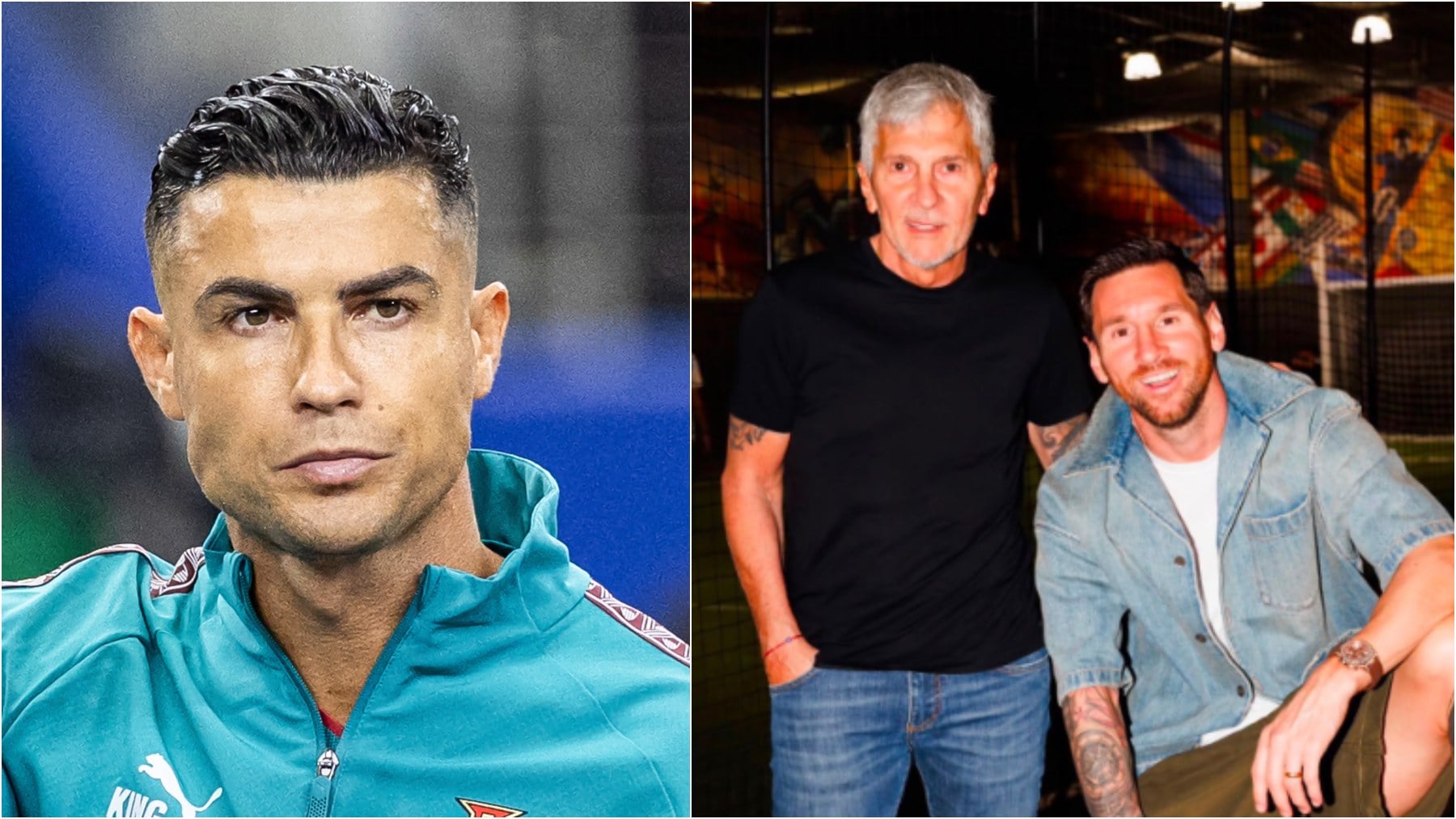 El mensaje de Cristiano Ronaldo a Leo Messi tras el fallecimiento de su padre