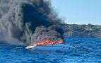 eclipse Mallorca incendio barco
