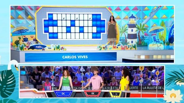 La concursante de La ruleta de la suerte resuelte el panel sin ninguna letra. (Atresmedia)