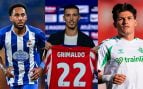 Aubameyang, Grimaldo y Fran García