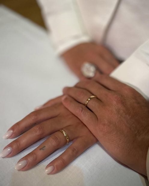 Georgina, anillo compromiso