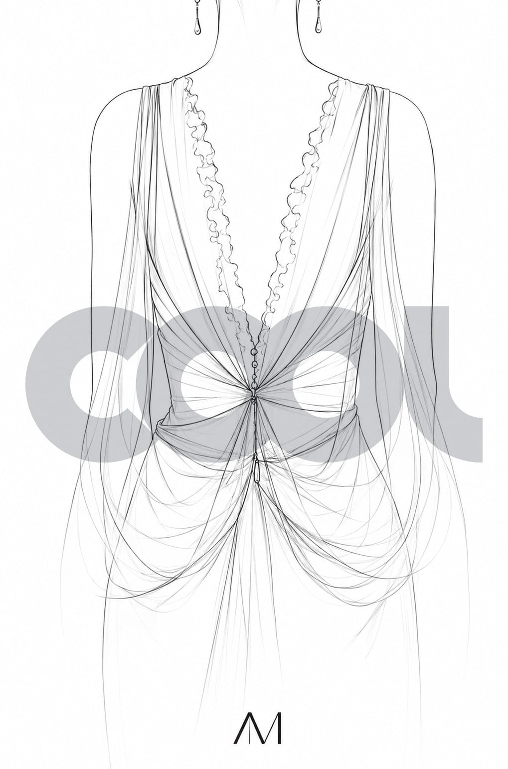 Boceto del diseñador Ángel Marco. (Foto: COOL)