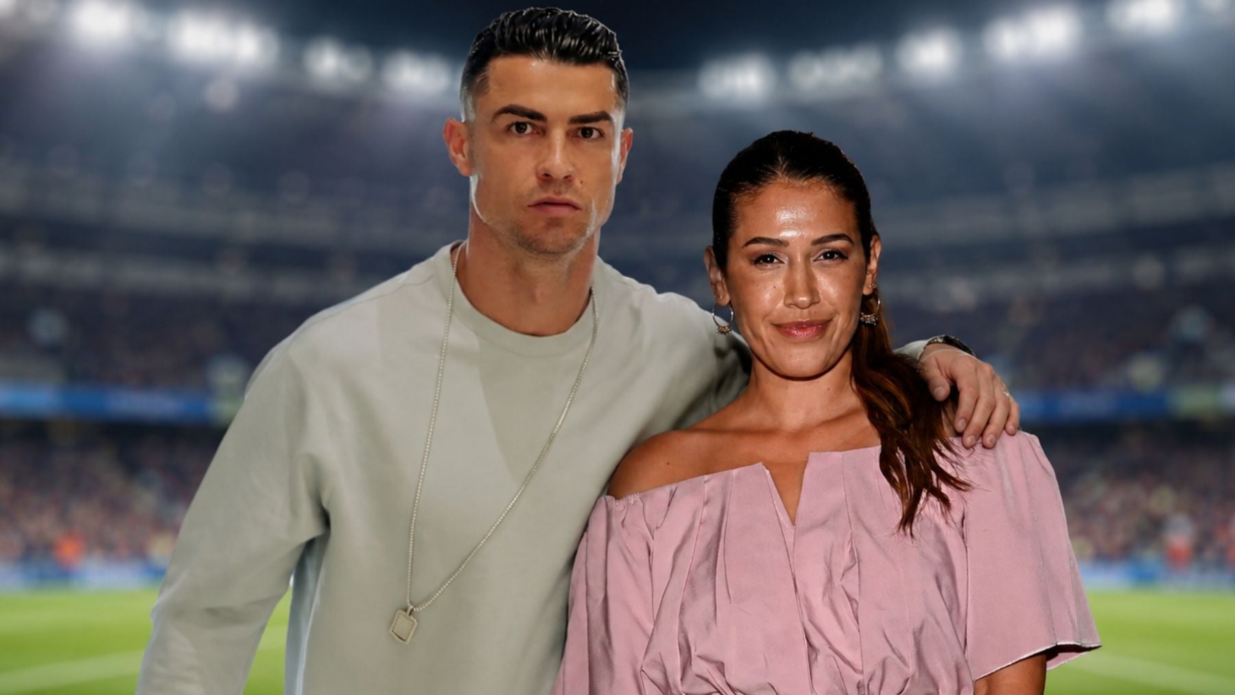 Gabriela Guillén y Cristiano Ronaldo. (Fotos: Europa Press/ Redes Sociales/ IA)